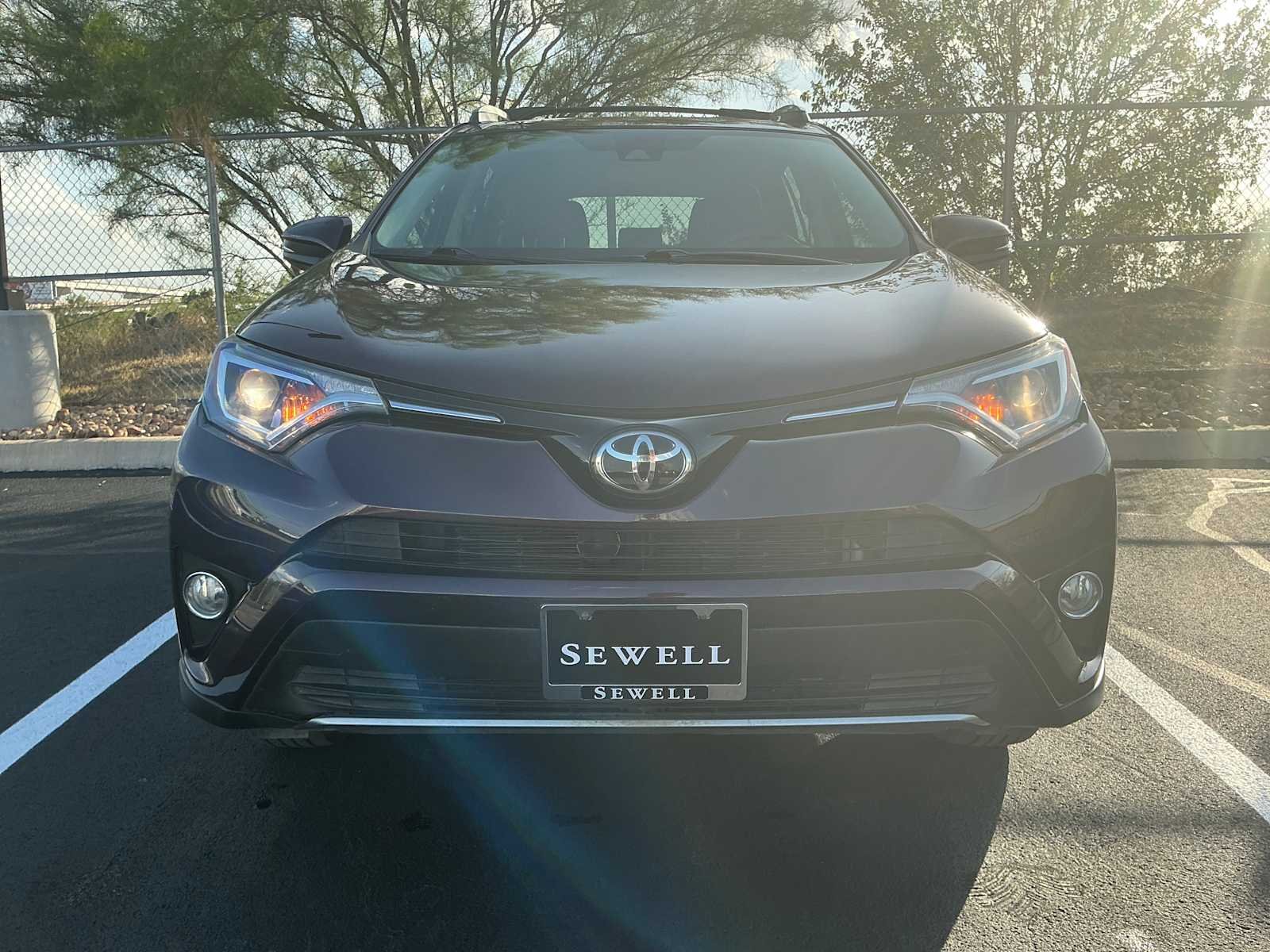 Used 2017 Black Currant Metallic Toyota XLE image 2