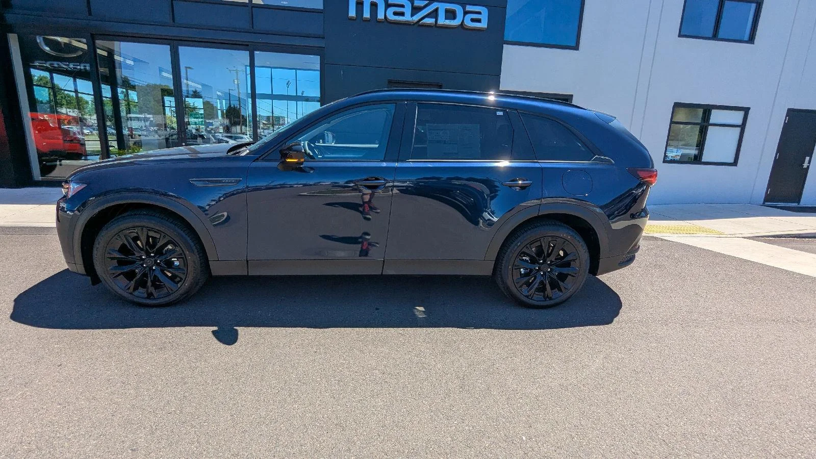 New 2026 Deep Crystal Blue Mica Mazda Premium Sport AWD image 3