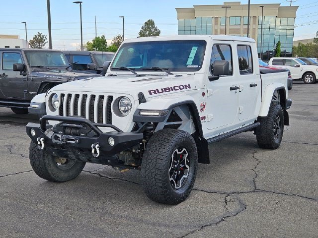 Used 2020 Bright White Clearcoat Jeep Rubicon image 9