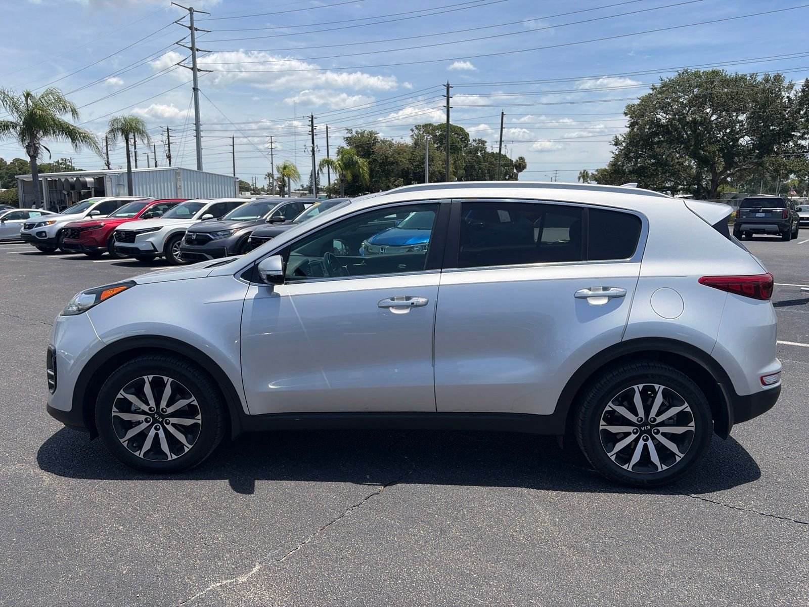 Used 2019 Silver Kia EX image 4