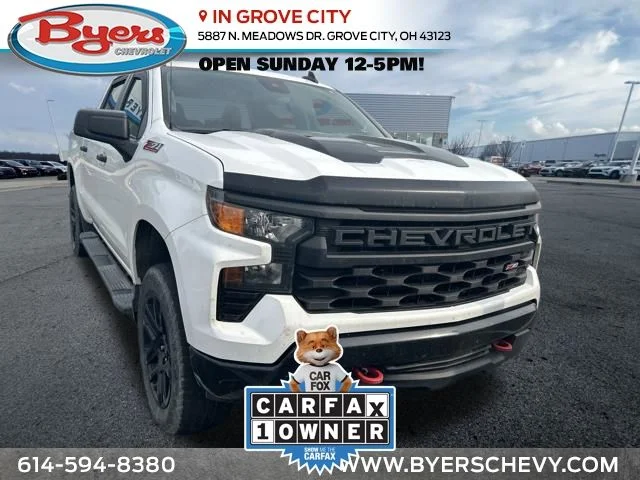 Used 2022 White Chevrolet Custom Trail Boss image 1