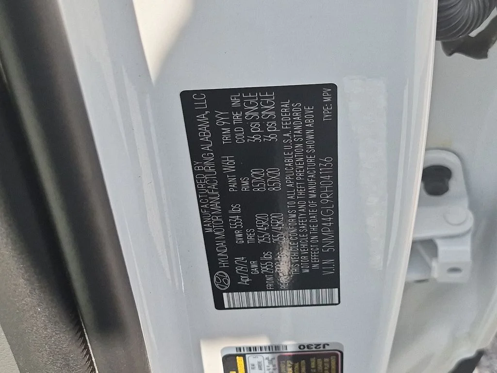 Used 2024 White Hyundai Limited image 28