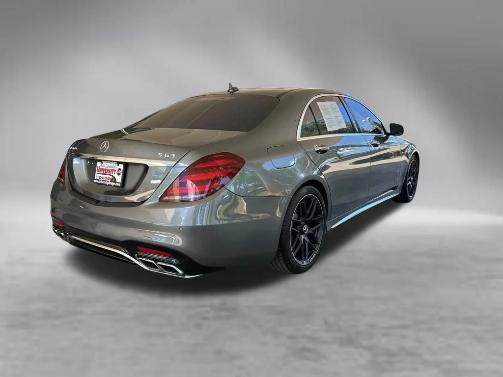 Used 2019 Gray Mercedes-Benz S 63 AMG® image 3