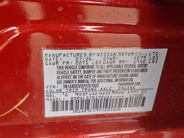 New 2027 Scarlet Ember Tintcoat Nissan SV image 29