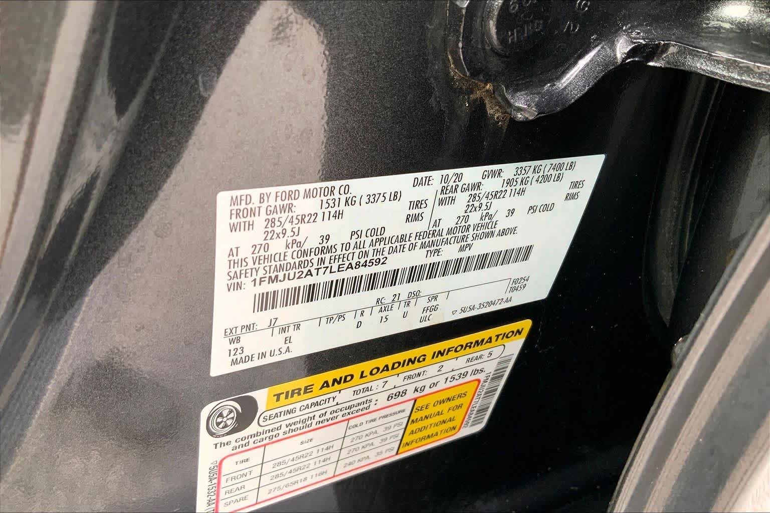 Used 2020 Magnetic Metallic Ford Limited image 31