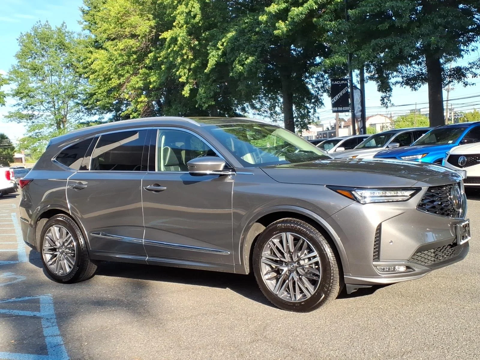 Certified Used 2026 Liquid Carbon Metallic Acura SH-AWD with Advance Package image 3