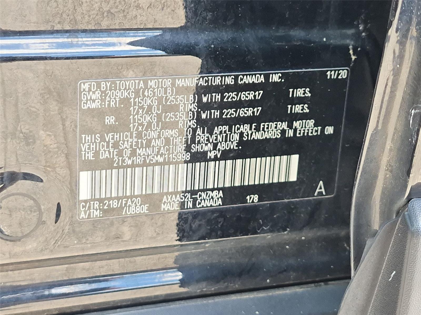 Used 2021 BLACK TOYOTA  image 39