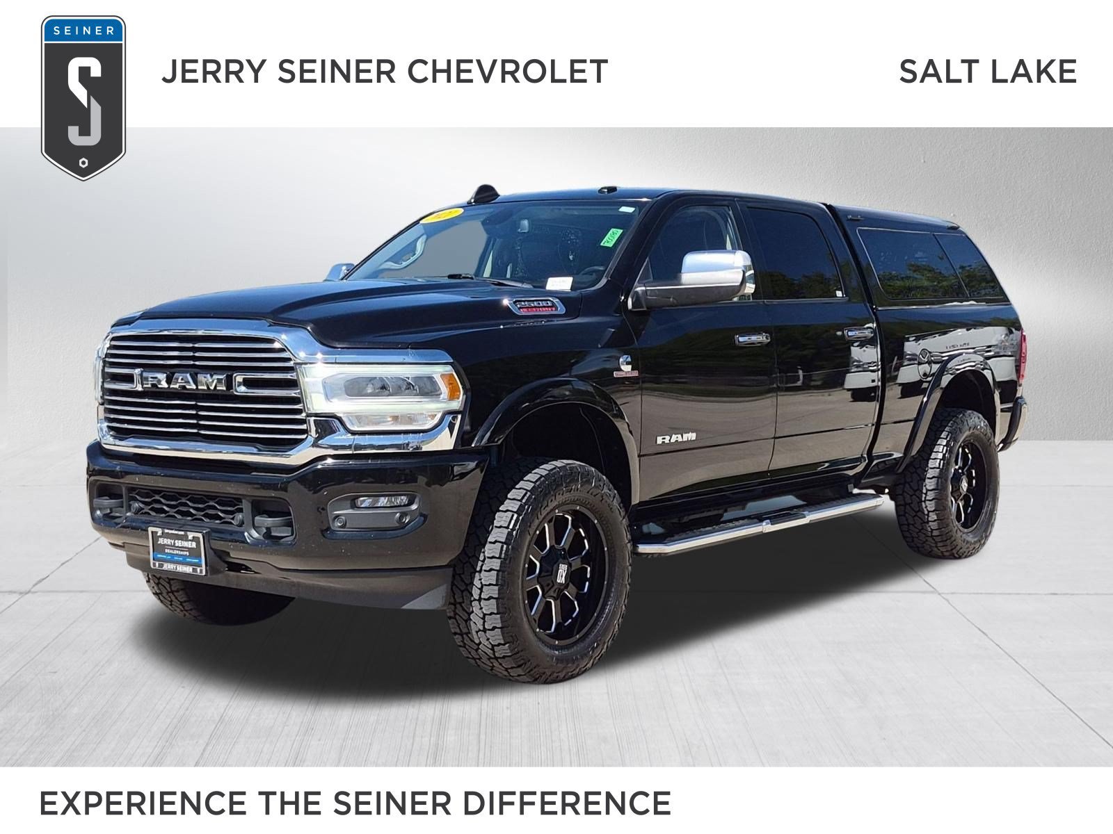 Used 2021 Diamond Black Crystal Pearlcoat Ram Laramie image 1