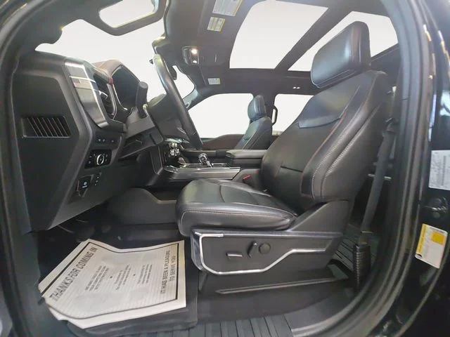Used 2023 Black Metallic Ford Lariat image 9