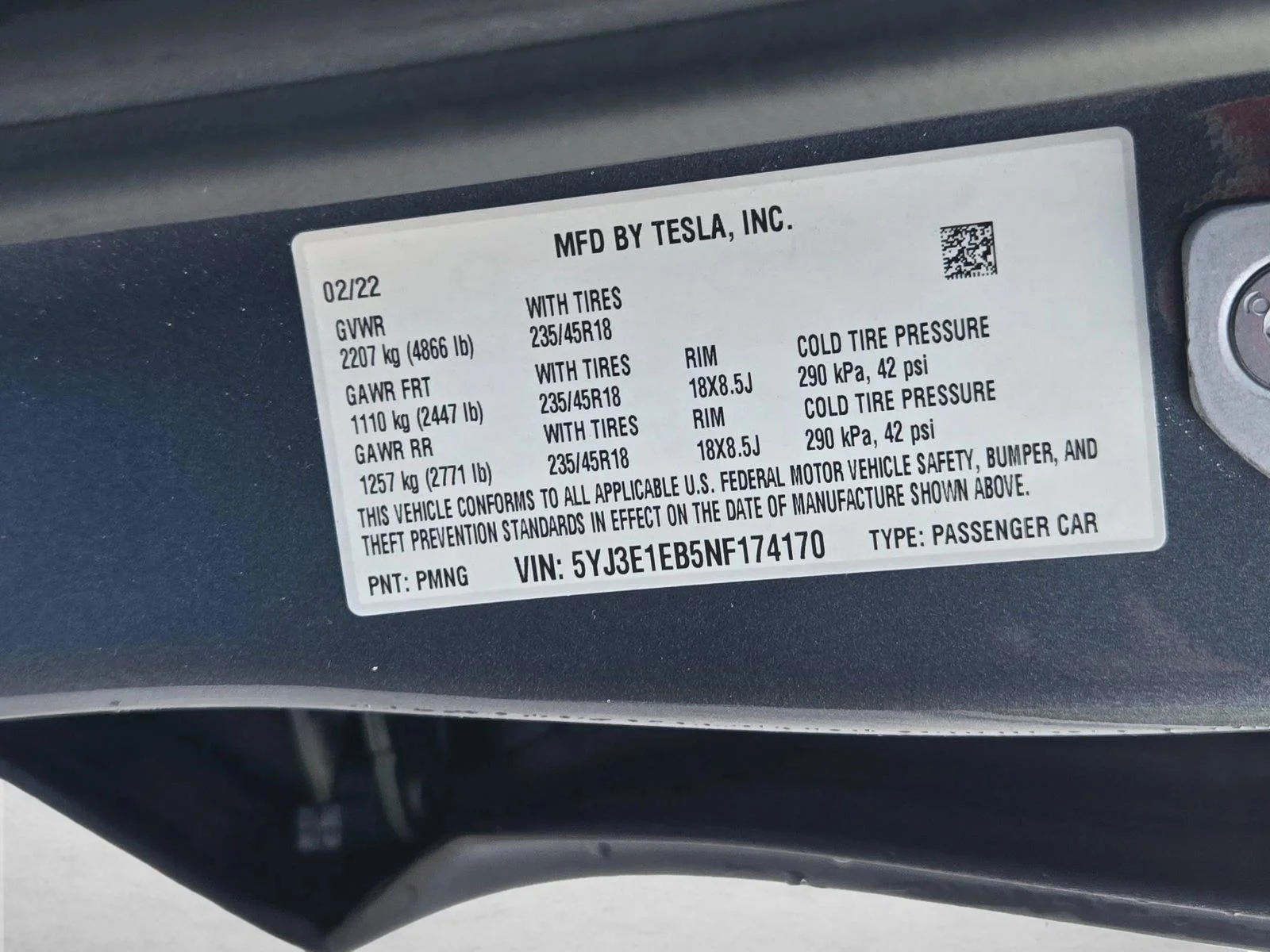 Used 2022 Silver/Gray Tesla Long Range image 15