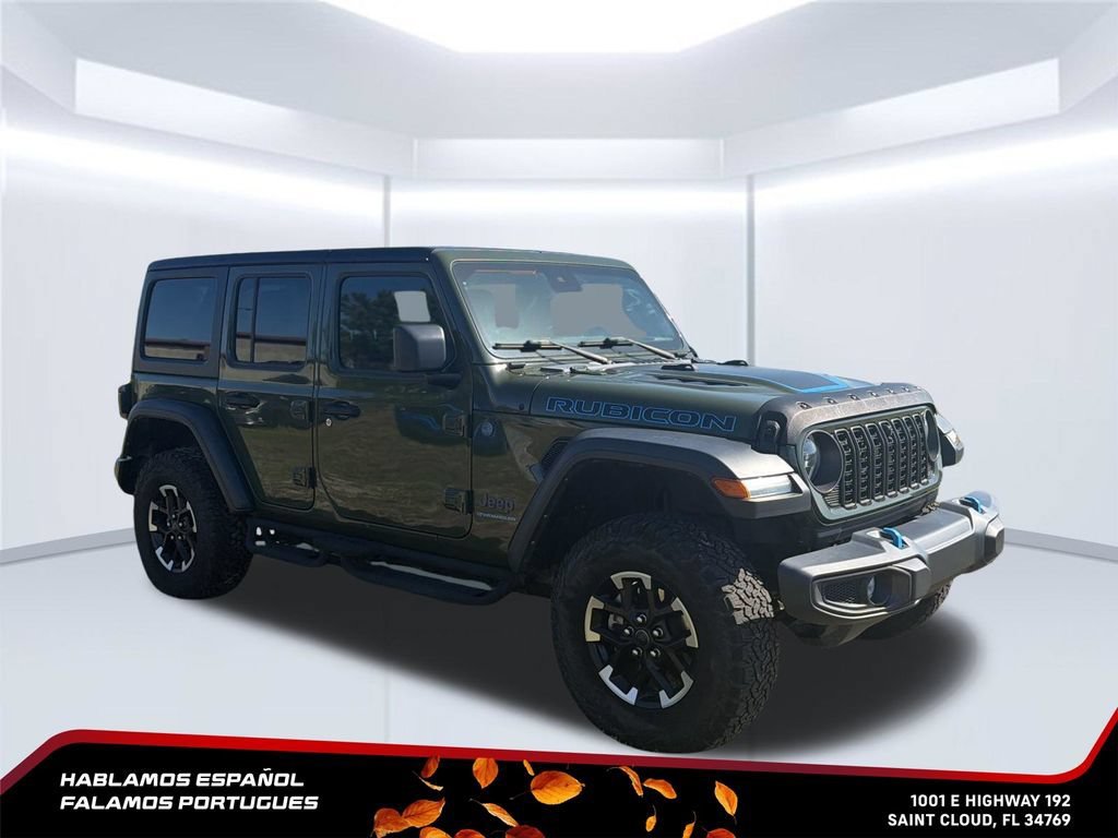 Used 2024 Green Jeep Rubicon 4xe image 8