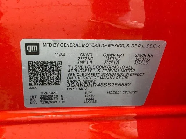Used 2025 Habanero Orange Chevrolet 2LT image 27