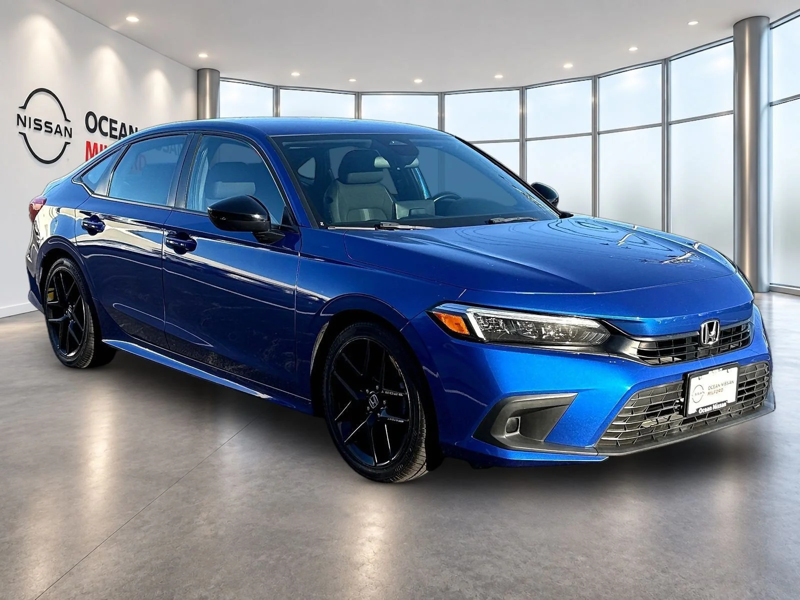 Used 2022 Aegean Blue Metallic Honda Sport image 3