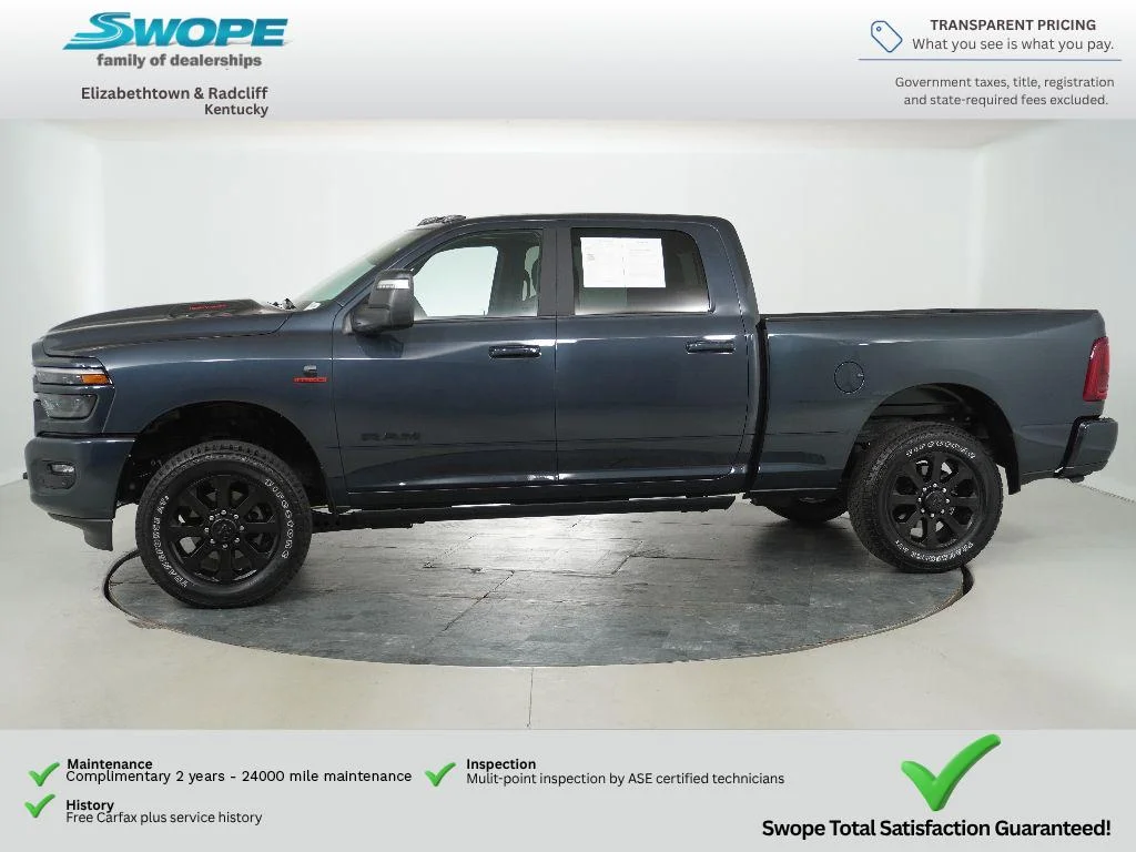 Used 2025 Forged Blue Metallic Ram Laramie image 6
