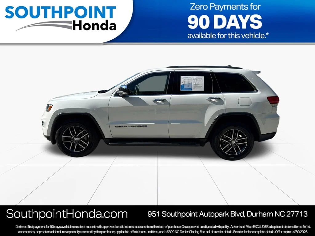 Used 2018 Bright White Clearcoat Jeep Limited image 4