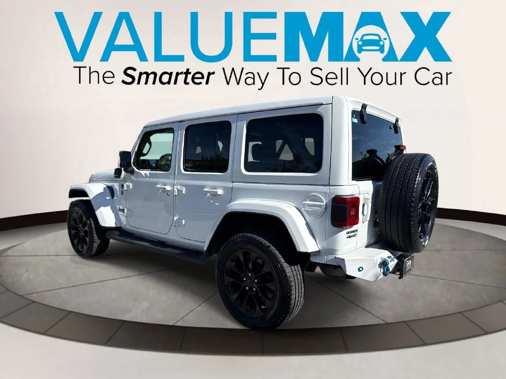 Used 2021 White Jeep Unlimited Sahara 4xe image 6