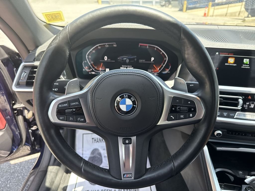 Certified Used 2023 Blue BMW 430i xDrive image 14
