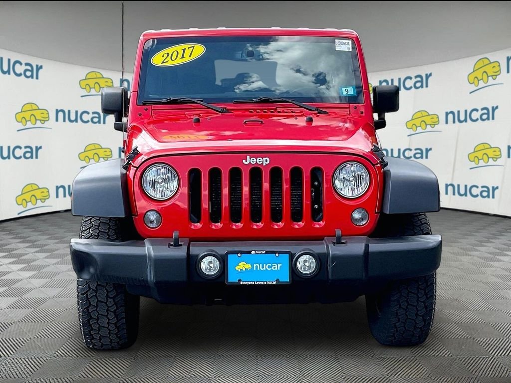 Used 2017 Red Jeep Unlimited Sport image 2