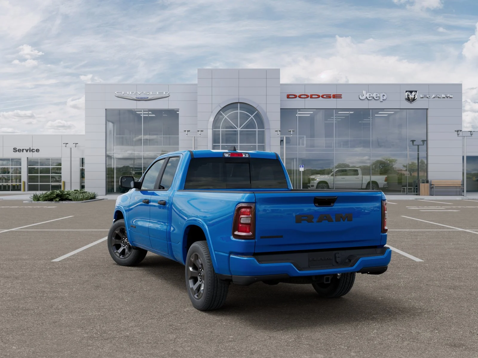 New 2026 Hydro Blue Pearl-Coat Exterior Paint RAM Big Horn/Lone Star image 31