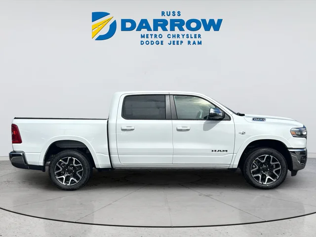 New 2026 Bright White Clear-Coat Exterior Paint RAM Laramie image 6