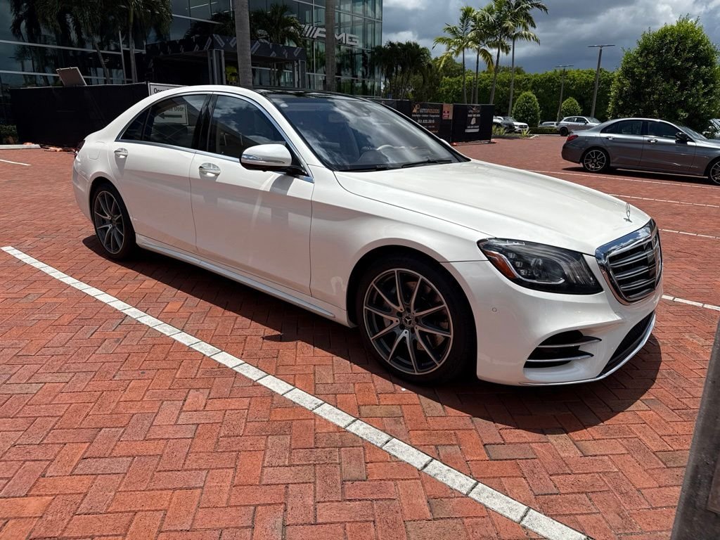 Certified Used 2020 White Mercedes-Benz S 560 image 1
