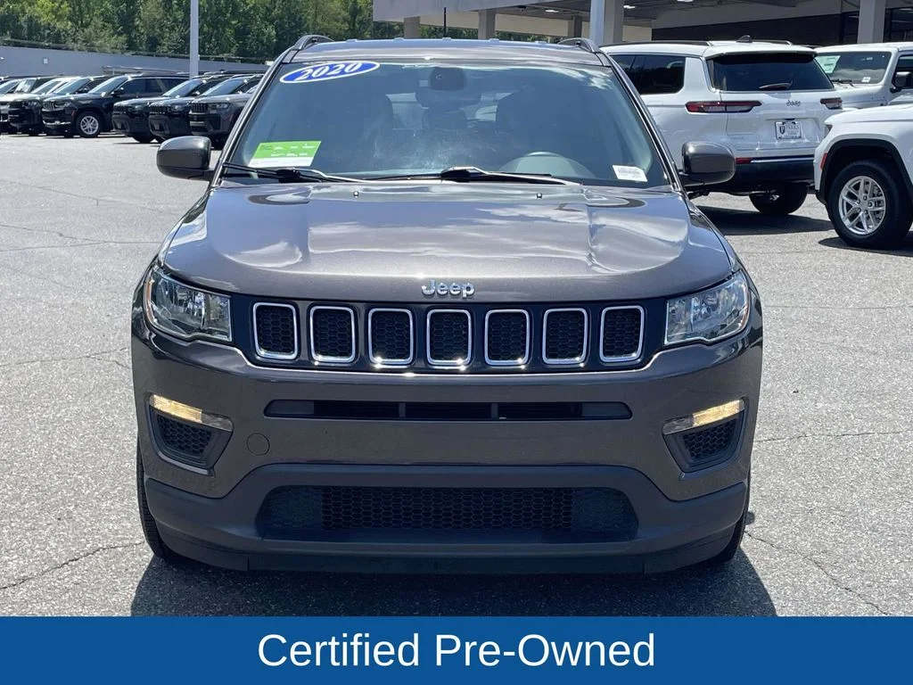 Certified Used 2020 Gray Jeep Sport image 3