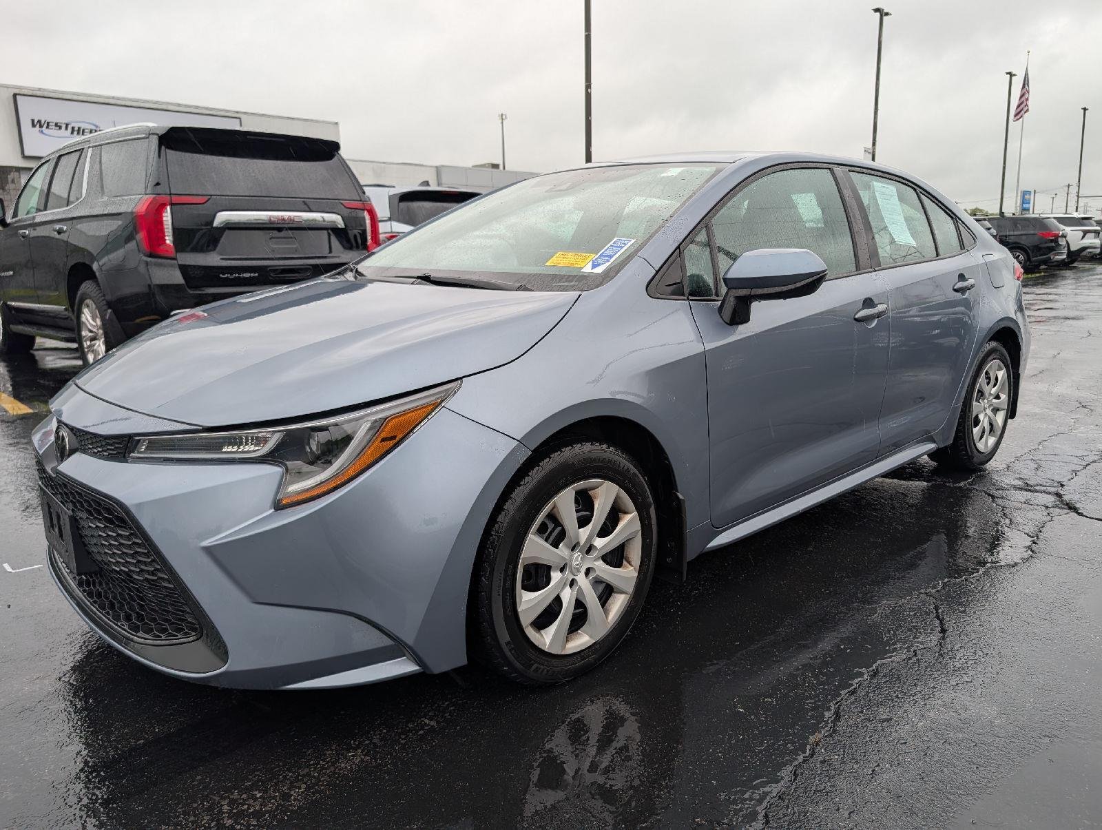 Used 2022 Celestite Gray Metallic Toyota LE image 4
