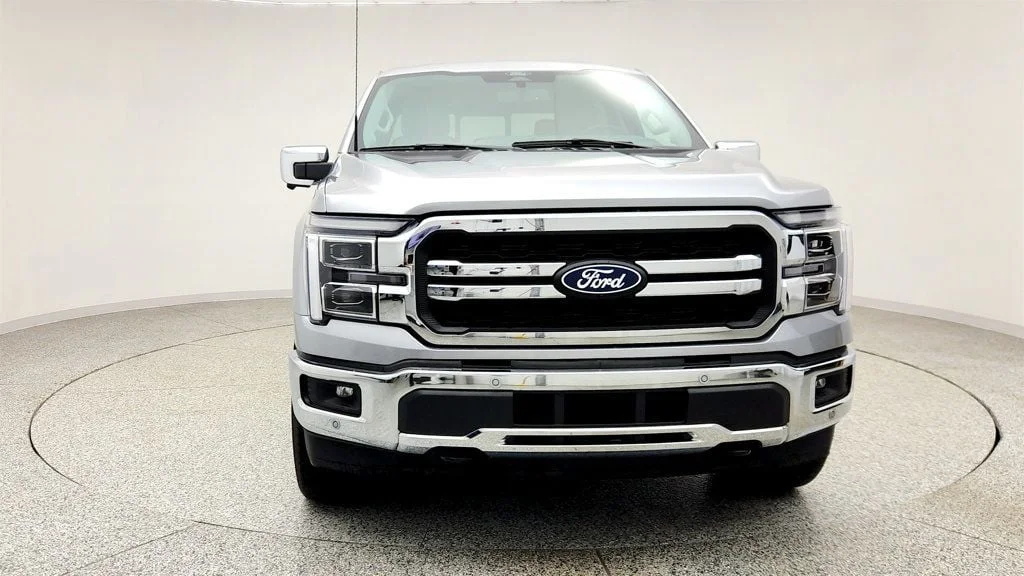 Used 2025 Iconic Silver Metallic Ford LARIAT 4WD SuperCrew 6.5
