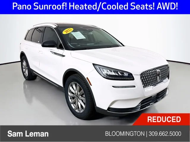 2022 Lincoln Corsair Standard for sale at Sam Leman Chrysler Jeep Dodge of Bloomington