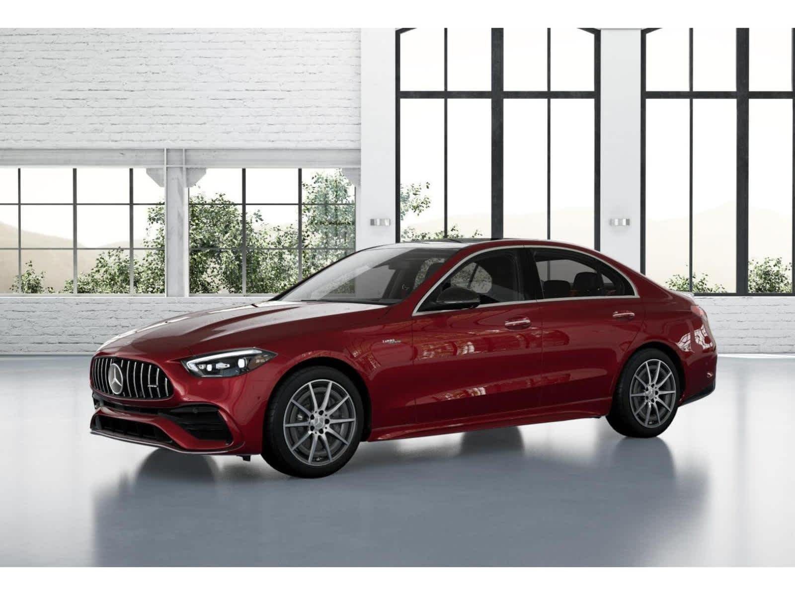 New 2026 MANUFAKTUR Patagonia Red Metallic Mercedes-Benz AMG® C 43 4MATIC® Sedan image 37