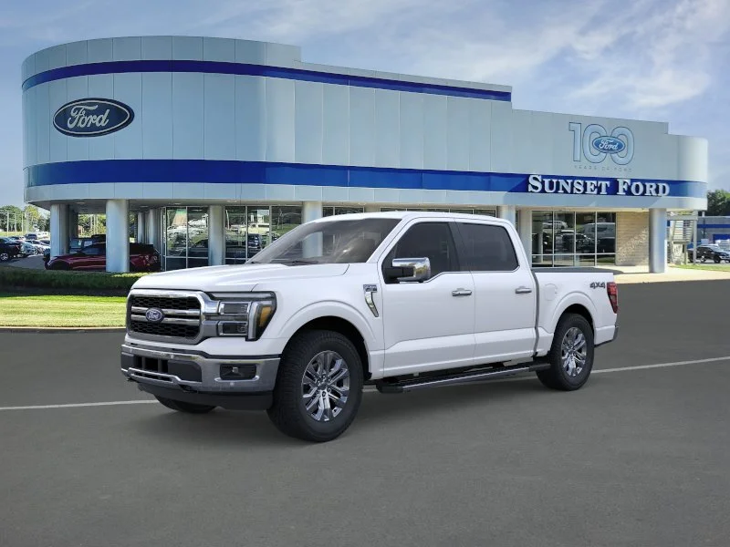 New 2026 Star White Metallic Tri-Coat Ford Lariat® image 1