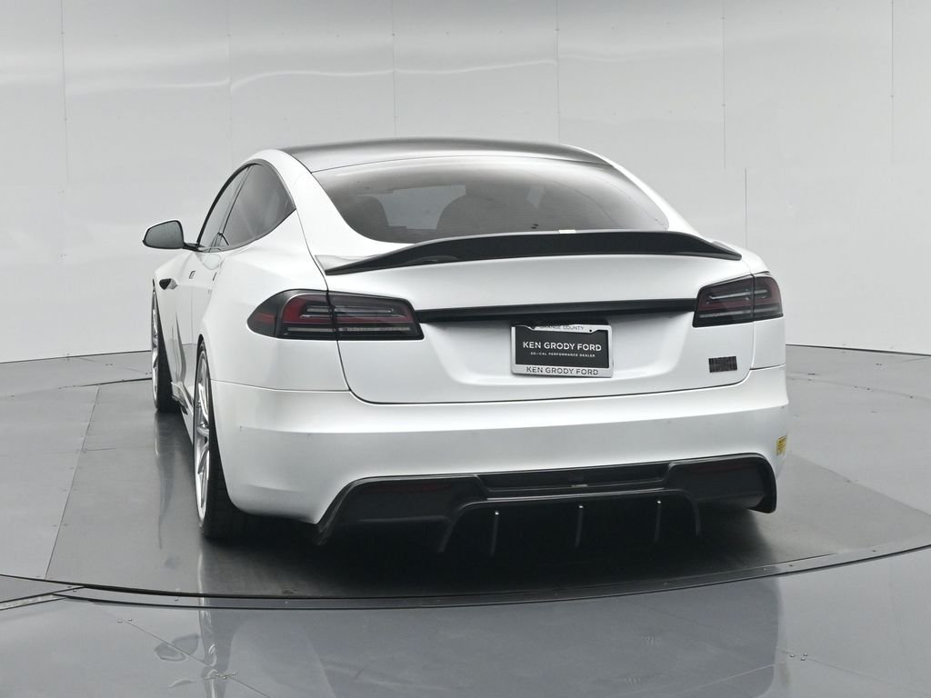 Used 2022 White Tesla Plaid image 27