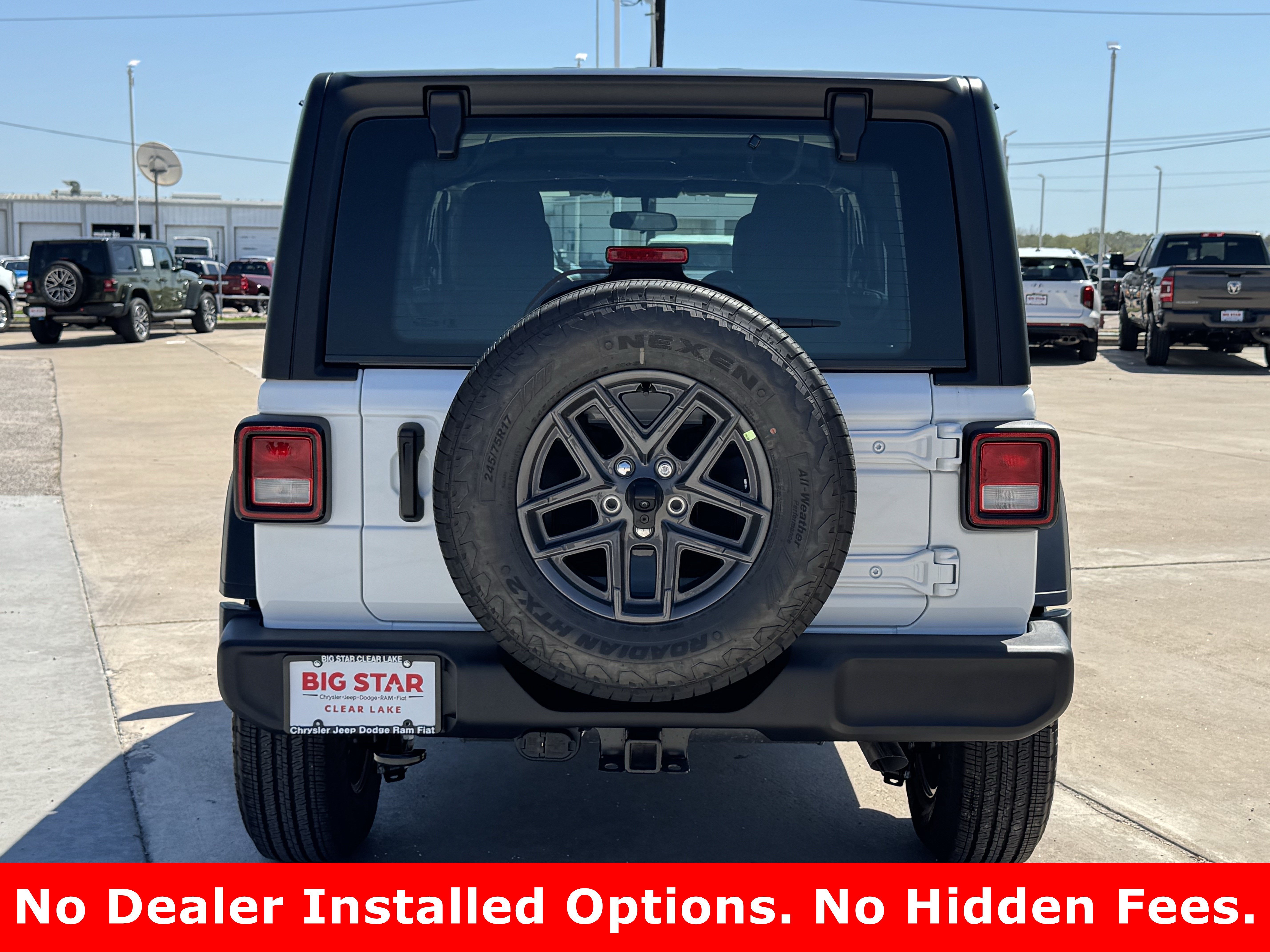 New 2026 Bright White Clear-Coat Exterior Paint Jeep Sport image 8