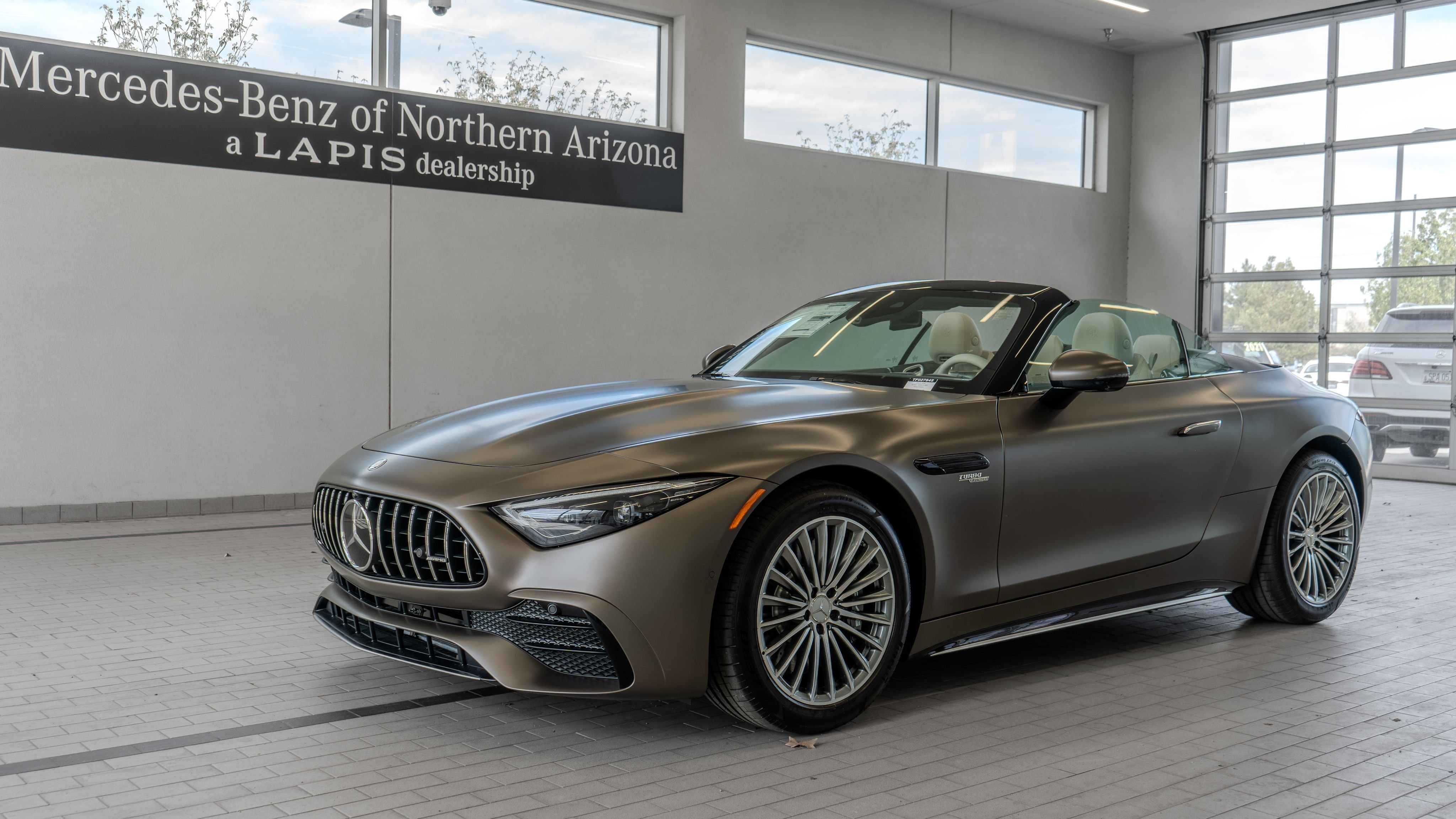 New 2026 Monza Grey Magno Mercedes-Benz SL 43 AMG® image 3