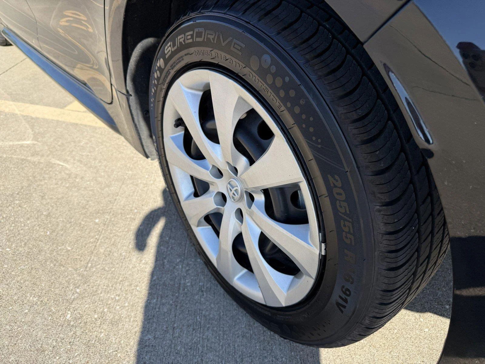 Certified Used 2025 Midnight Black Metallic Toyota LE image 6