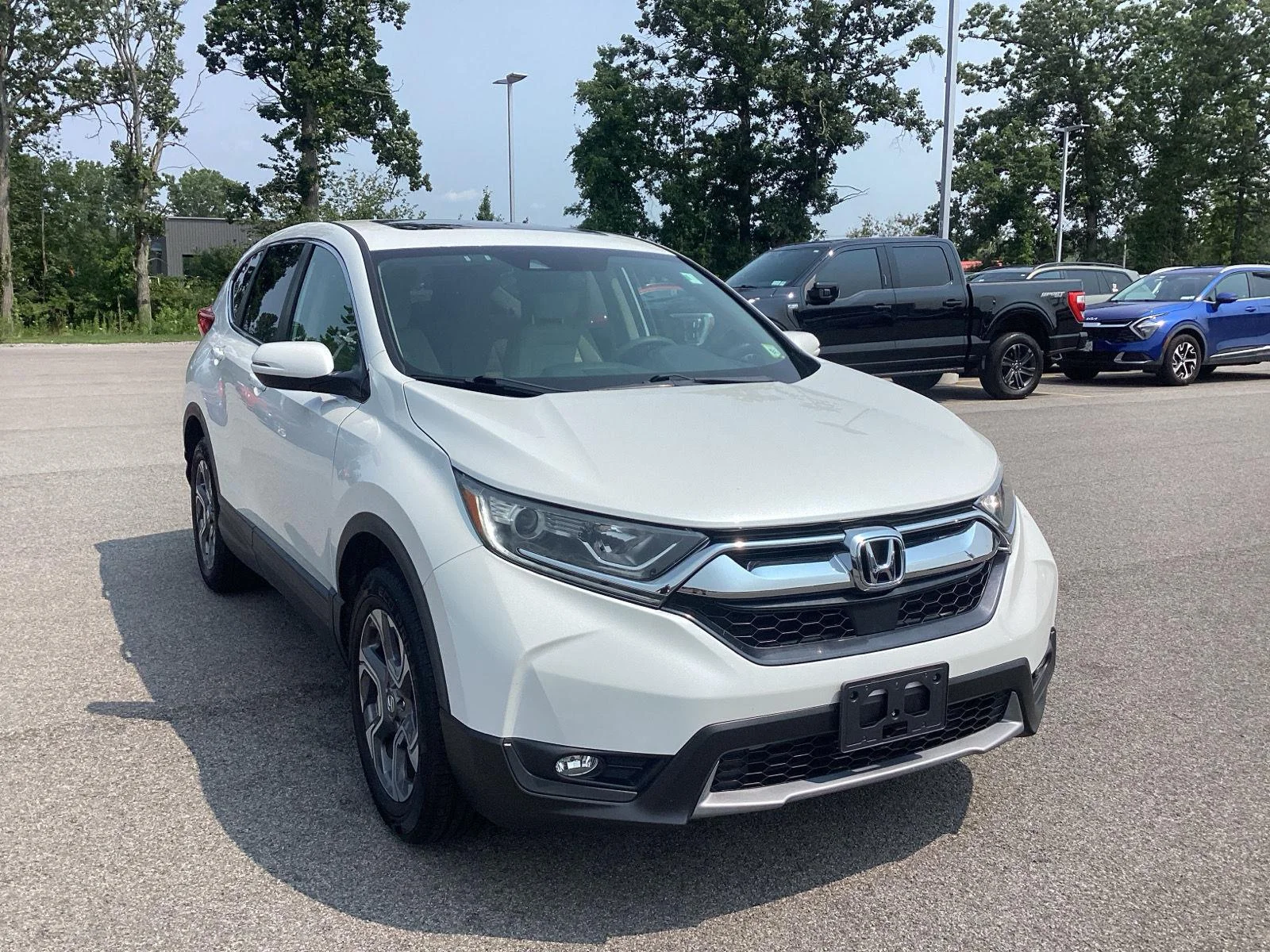 Used 2019 Platinum White Pearl Honda EX image 10