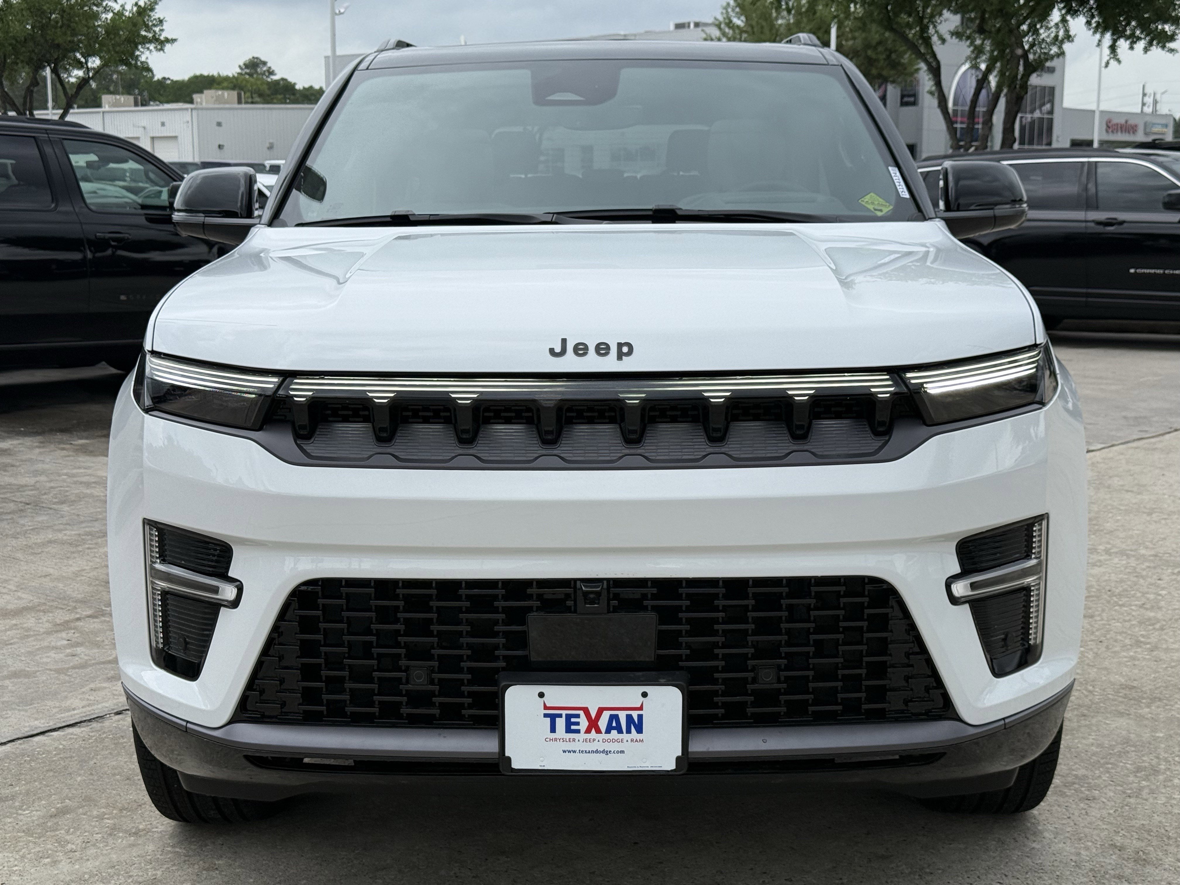 New 2026 Bright White Clearcoat Jeep Summit Obsidian image 6