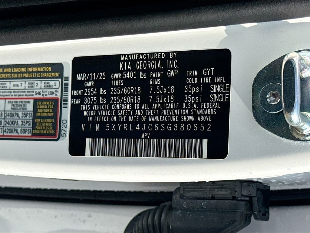 Used 2025 Glacial White Pearl Kia S image 33