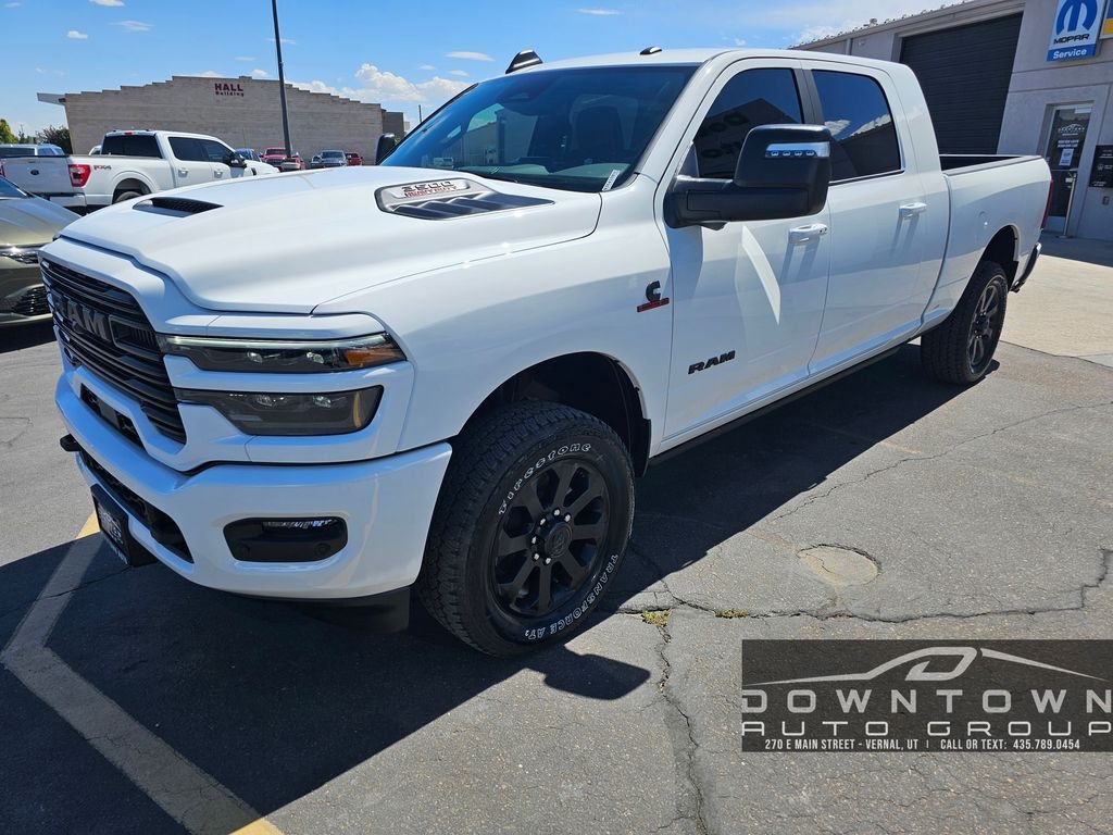 New 2026 Bright White Clear-Coat Exterior Paint RAM Laramie image 7