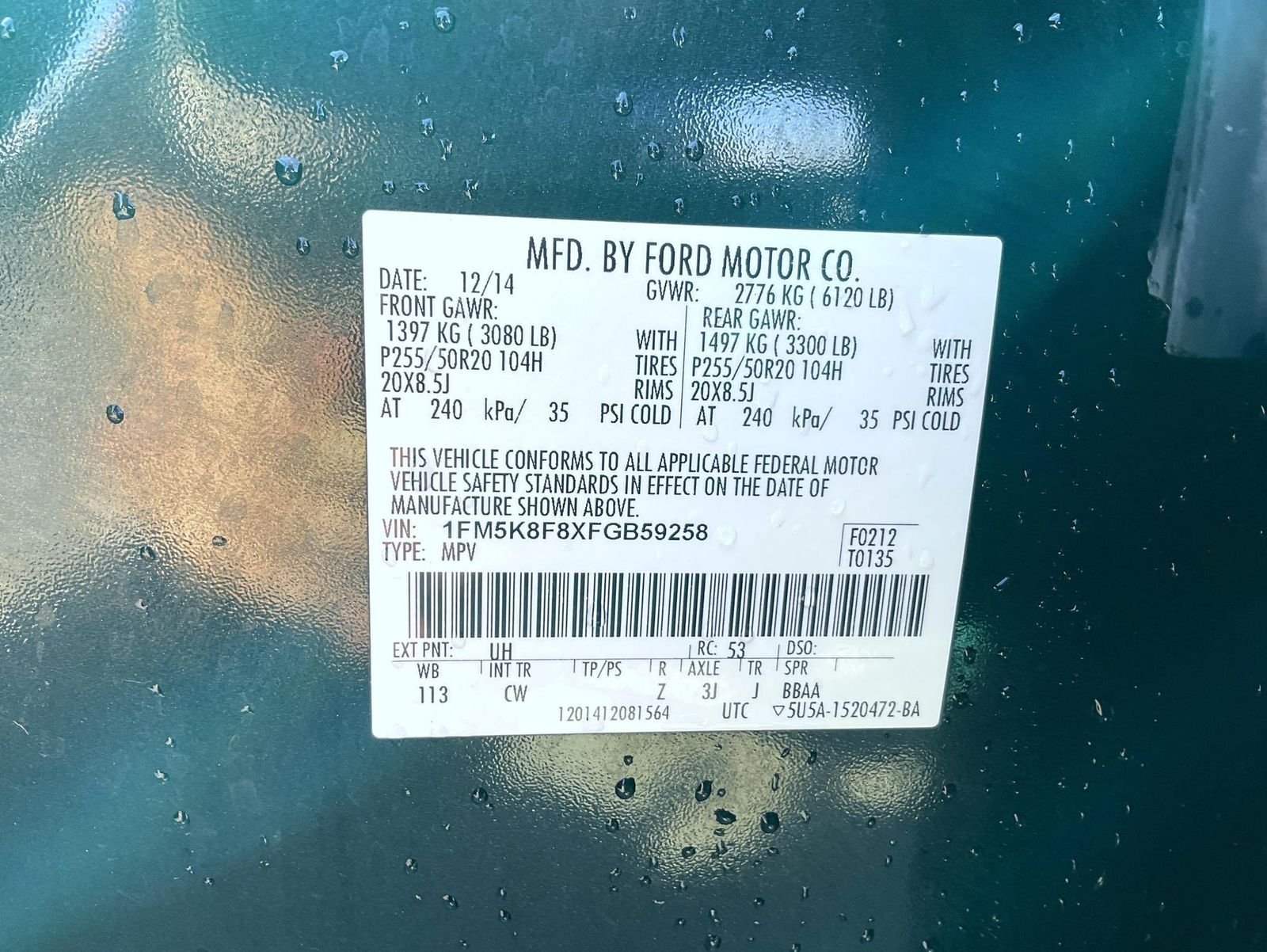Used 2015 Black Ford Limited image 26