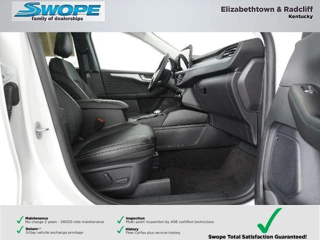 New 2025 Star White Metallic Tri-coat Ford Plug-in Hybrid image 15
