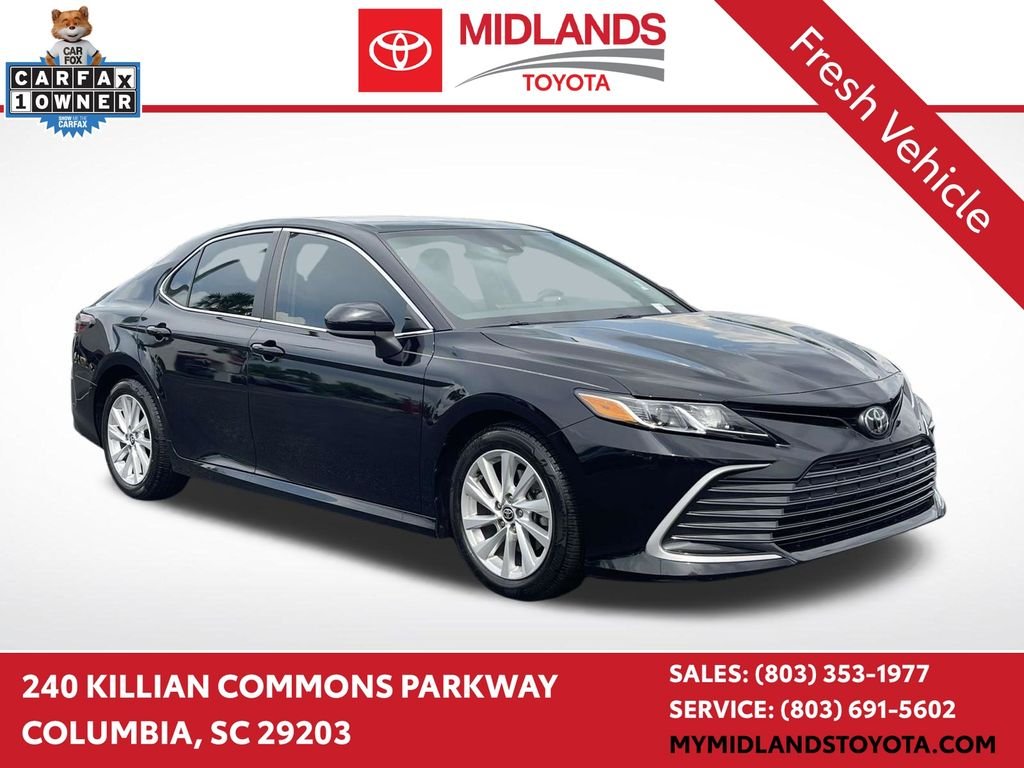 Used 2023 Black Toyota LE image 1