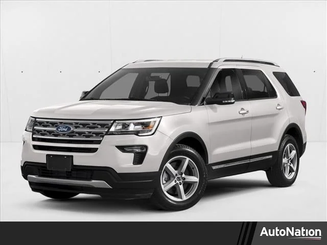 Used 2018 White Platinum Metallic Tri-Coat Ford Sport image 1