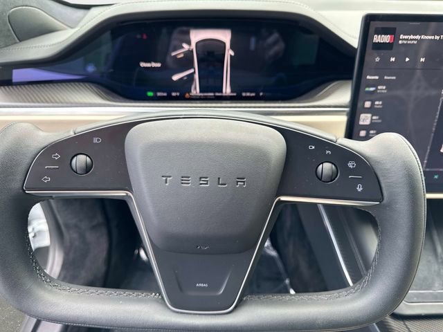 Used 2021 White Tesla Plaid image 28