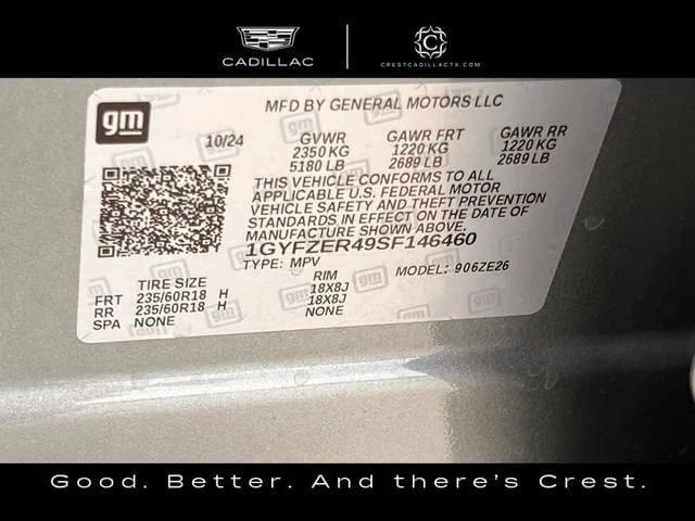 Used 2025 Argent Silver Metallic CADILLAC Sport image 33
