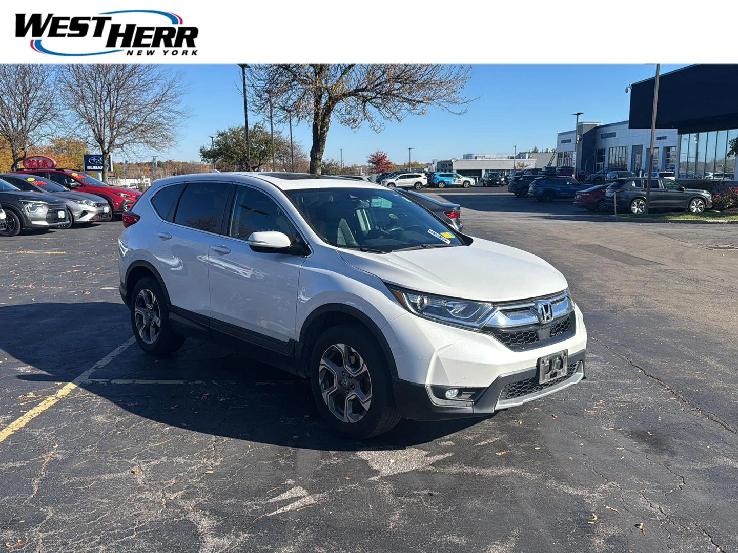 Used 2019 Platinum White Pearl Honda EX-L image 1
