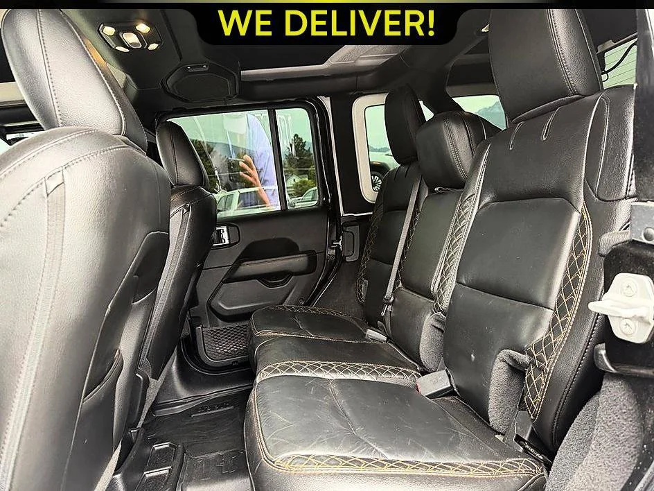 Used 2021 Black Jeep Unlimited Sahara image 16
