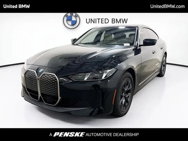 New 2026 Black Sapphire Metallic BMW i4 image 1