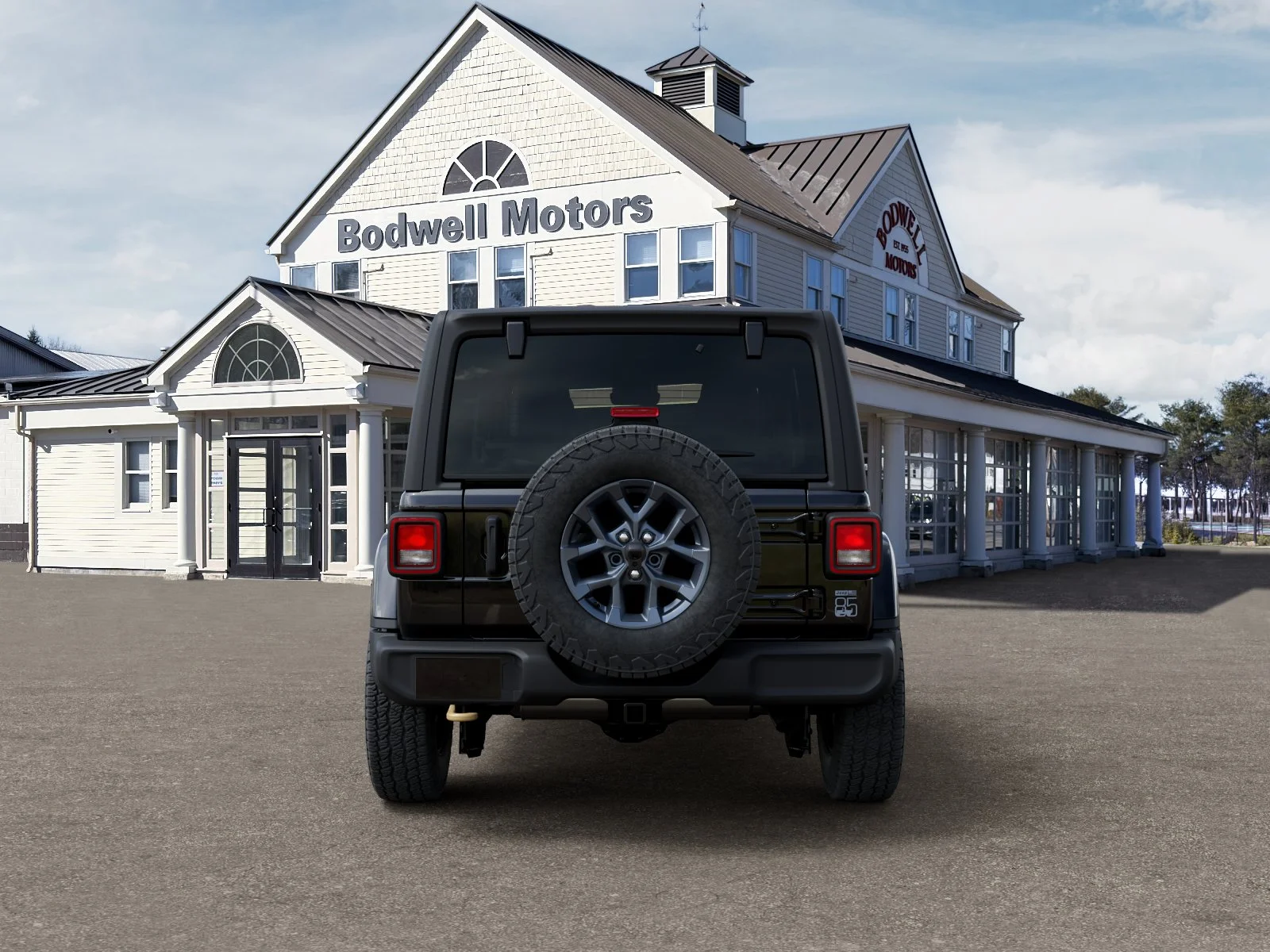 New 2026 Black Clear-Coat Exterior Paint Jeep 4-Door 85th Anniversary Edition image 33