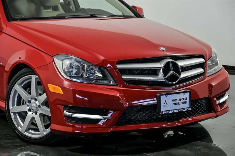 Used 2012 Mars Red Mercedes-Benz C 350 4MATIC® image 2